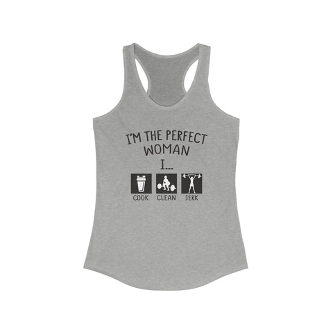 Women's “Perfect Women” Racerback Tank