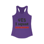 Women's “See back for details” Racerback Tank