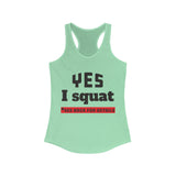 Women's “See back for details” Racerback Tank