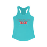 “Wait! Don’t Start!” Racerback Tank