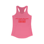 “Wait! Don’t Start!” Racerback Tank